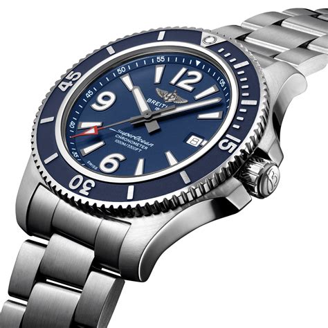 breitling superocean 44 türkis|men's breitling superocean 44mm watch 1000 meter waterproof.